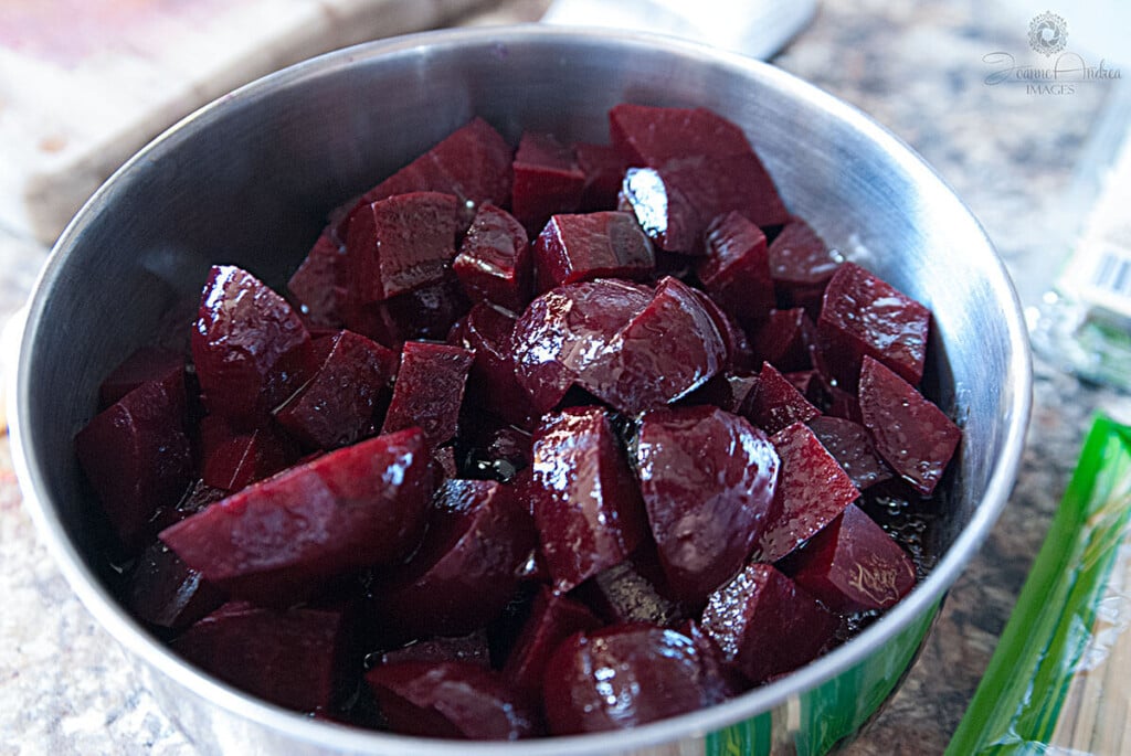 Beet Avocado and Feta Cheese Salad