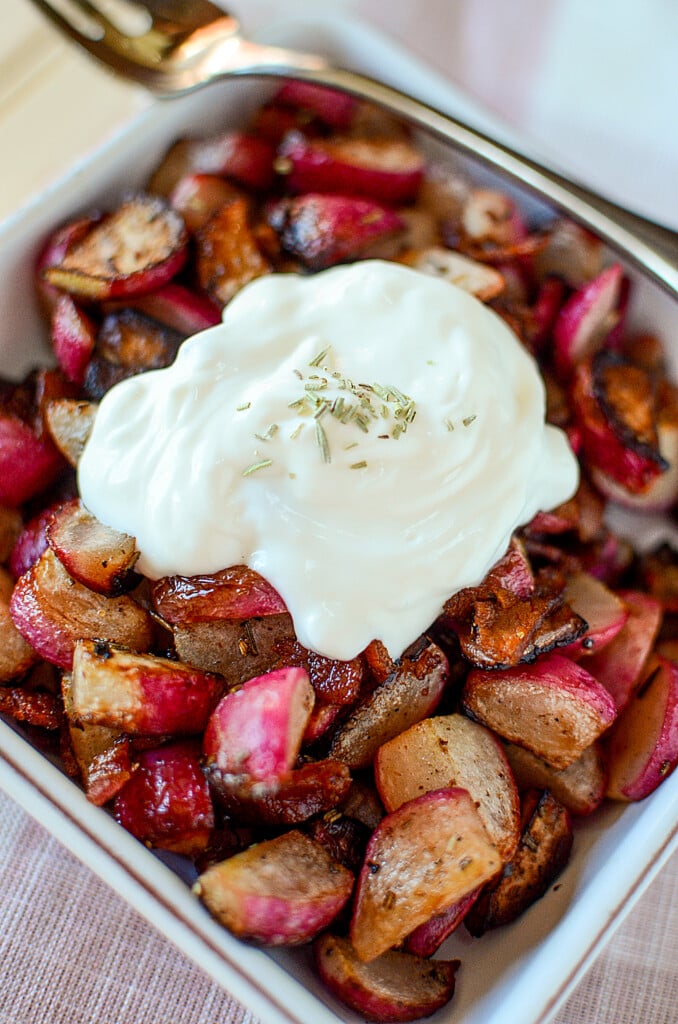 Low Carb Jicama Hash Browns with Caramelized Onions