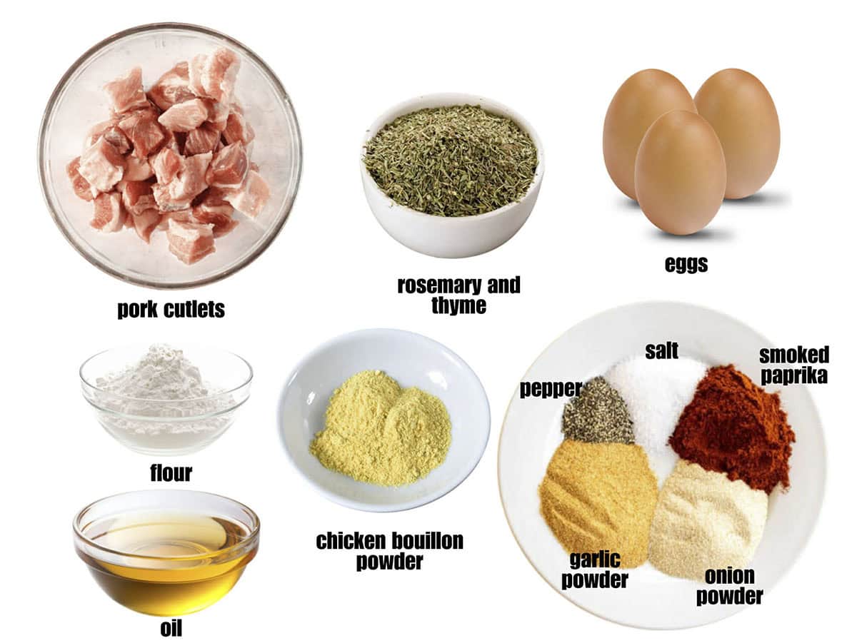 Popcorn bites ingredient list image for The Salty Pot.