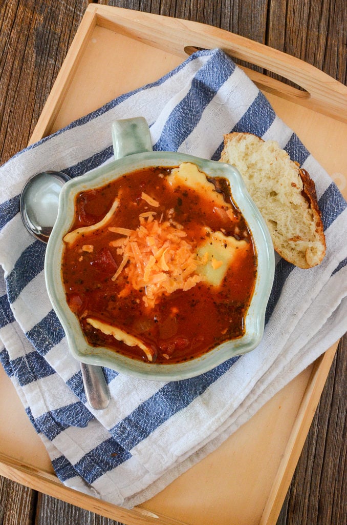 Amazing Ravioli Soup