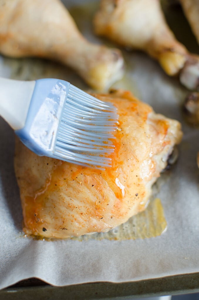 This Buffalo Baked Chicken is a buttery and spicy, crispy yet still juicy chicken baked until it’s all pretty and gorgeous. Try it you'll love it! 