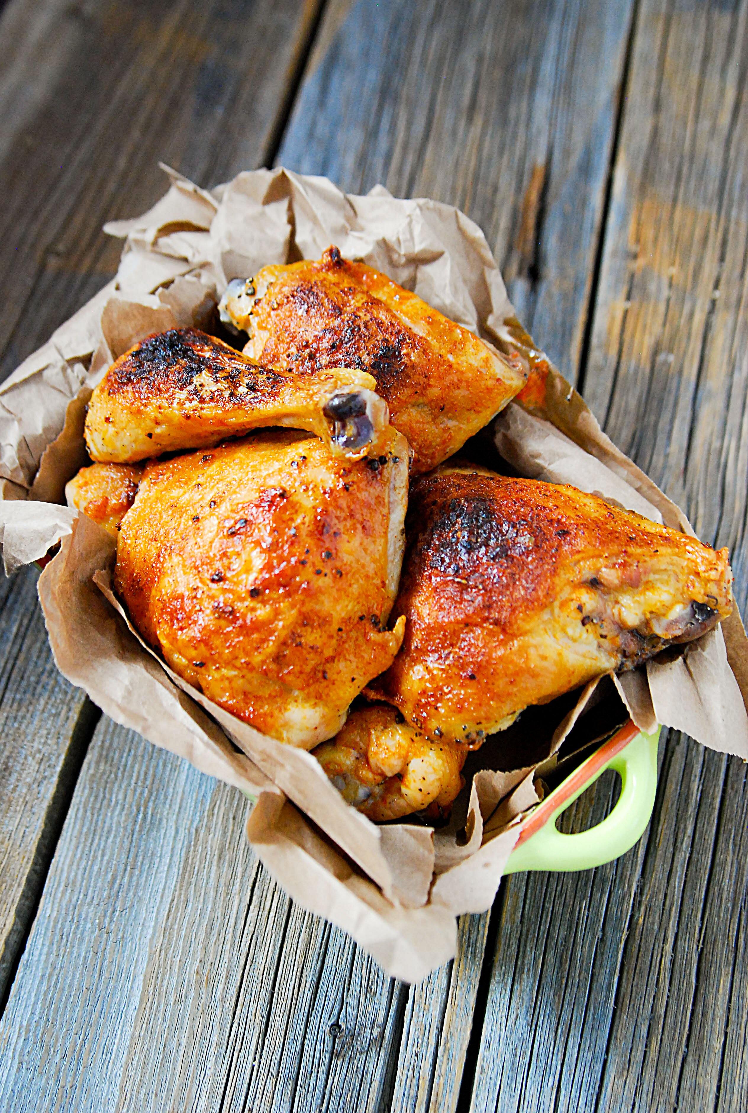 This Buffalo Baked Chicken is a buttery and spicy, crispy yet still juicy chicken baked until it’s all pretty and gorgeous. Try it you'll love it! 