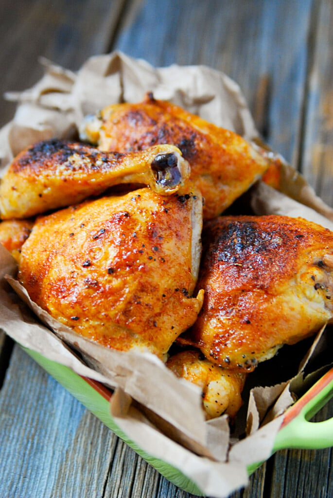 This Buffalo Baked Chicken is a buttery and spicy, crispy yet still juicy chicken baked until it’s all pretty and gorgeous. Try it you'll love it! 