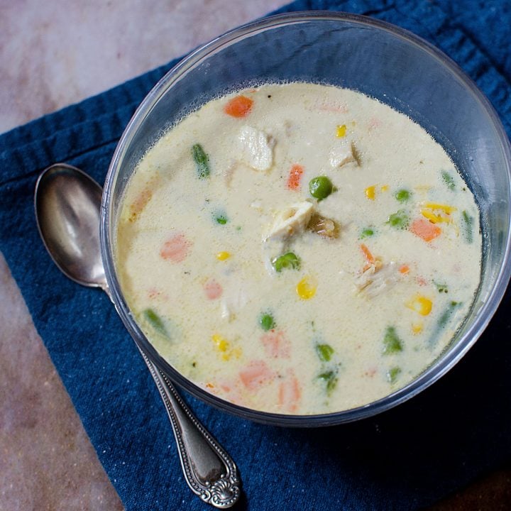 There's nothing better than comfort food that's easy to make and budget friendly. This Creamy Crock Pot Chicken and Rice Soup fits the bill.