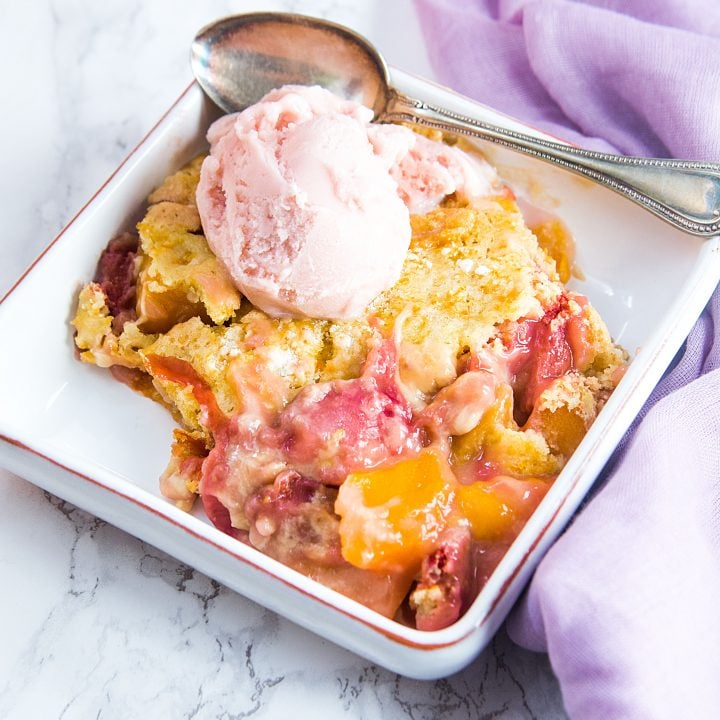 Easy Fruit Cobbler Dessert