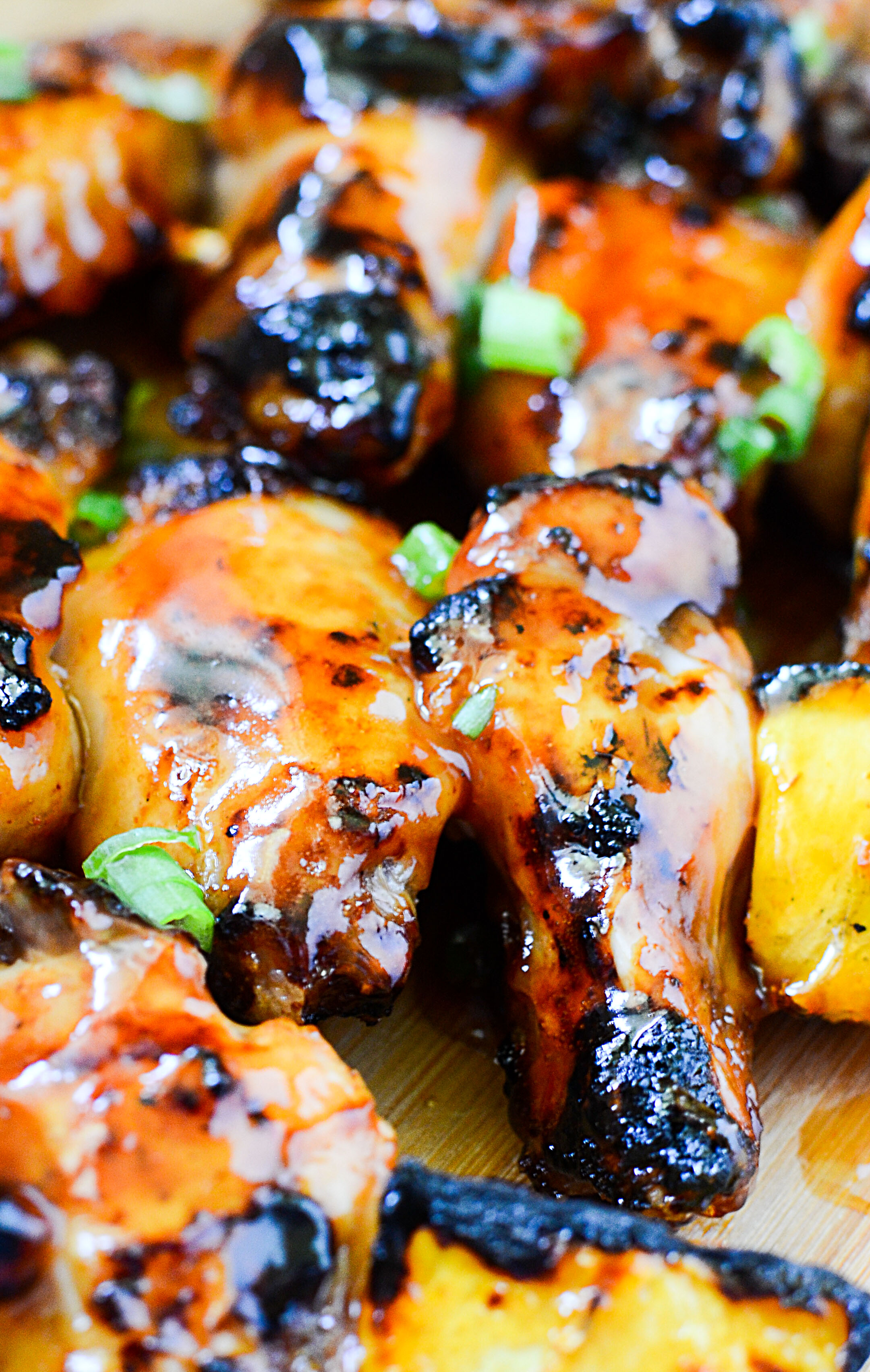 Grilled Sweet and Spicy Chicken Wing Kabobs09