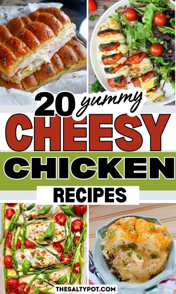 Pinteres pin for cheesy chicken recipes