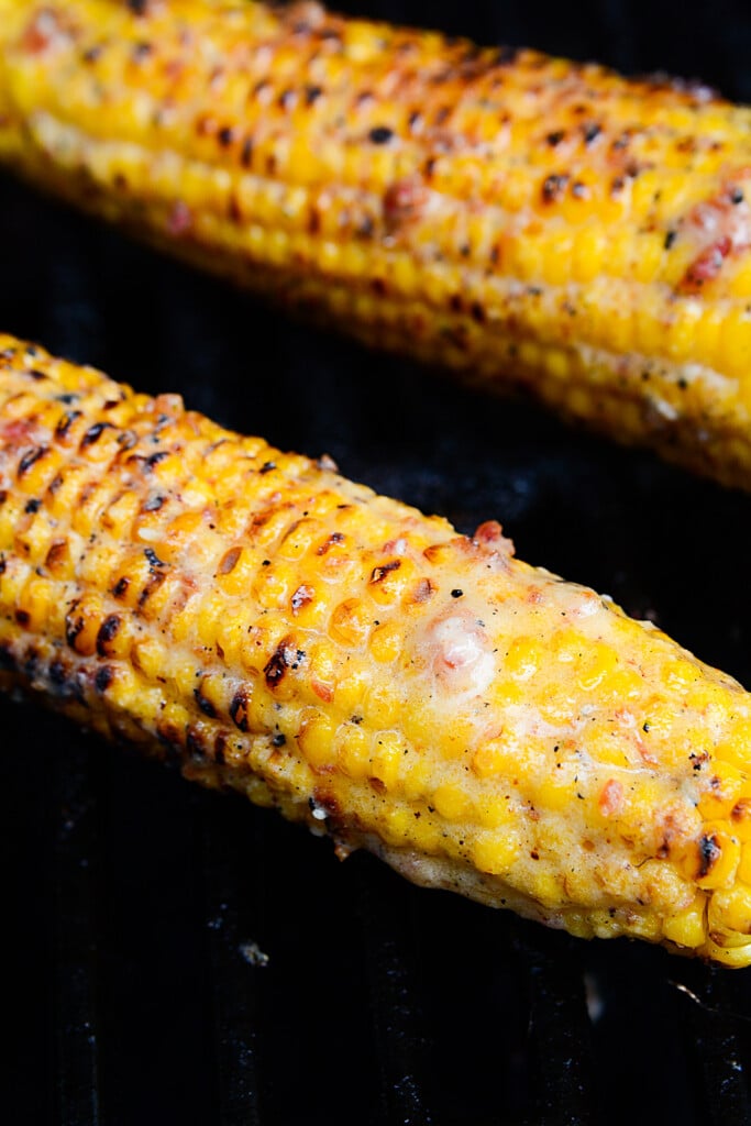 grilling corn on the cob Bacon 