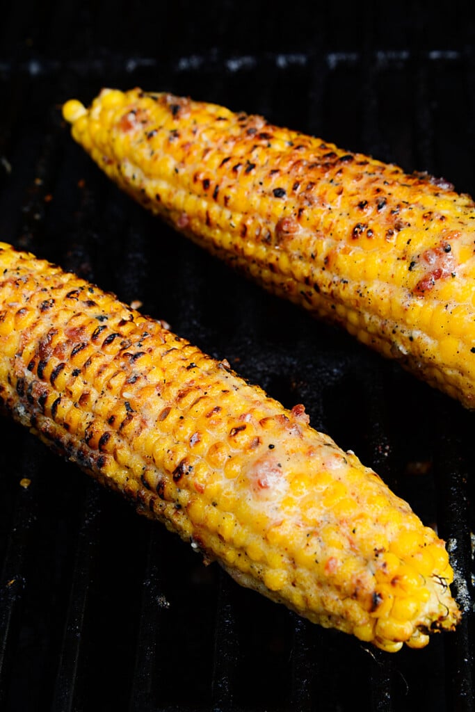 grilling corn on the cob Bacon 