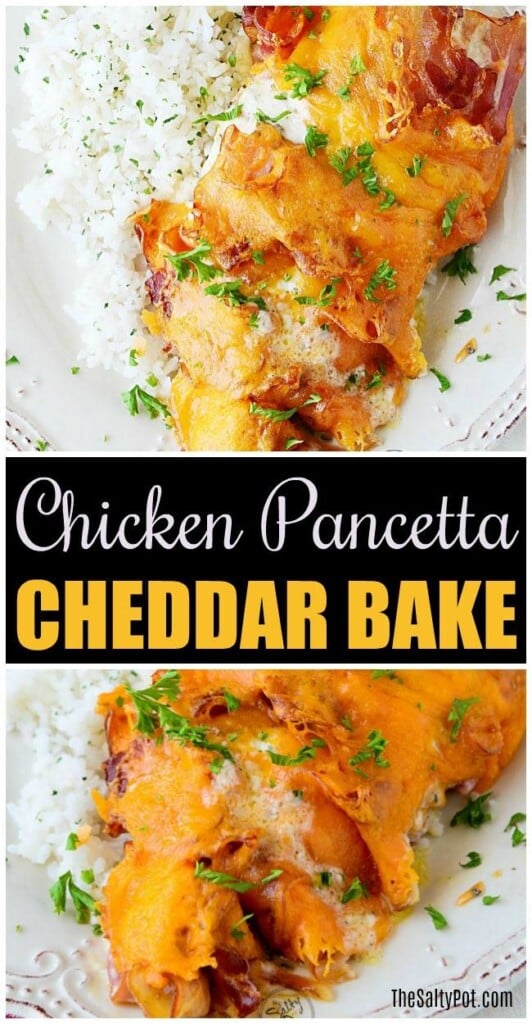 chicken pancetta and cheddar bake