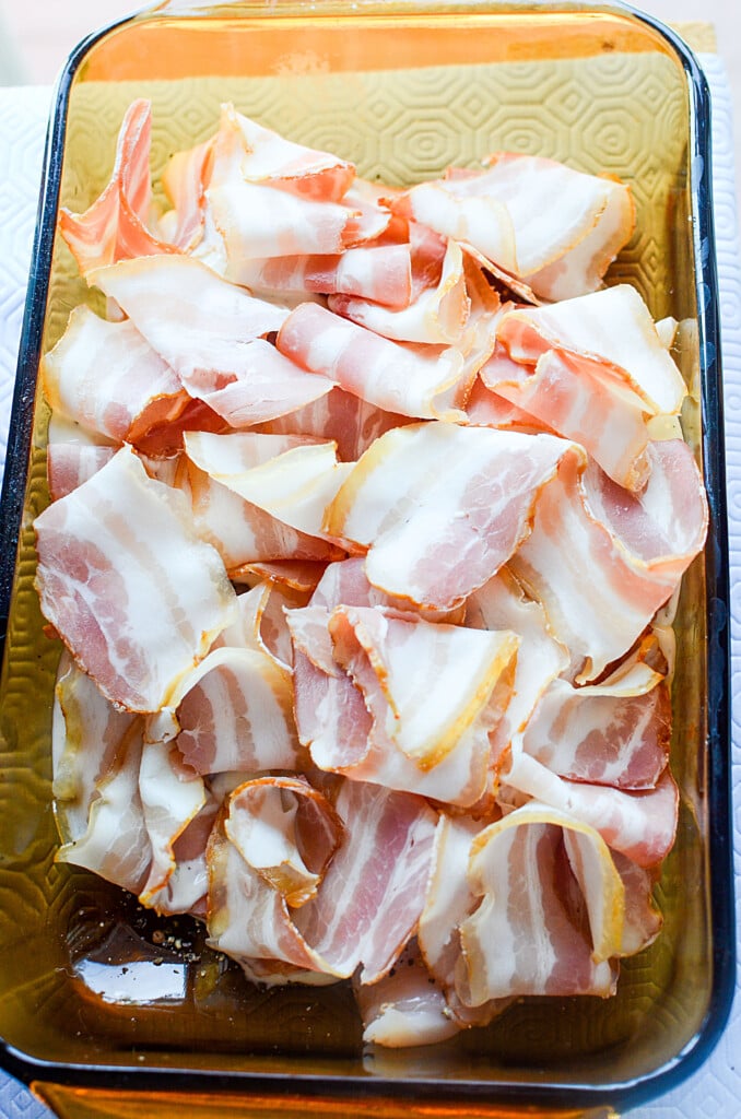 Chicken Pancetta And Cheddar Bake