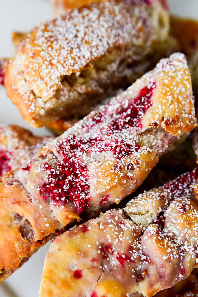 These fruity berry raspberry lime scone sticks are a perfect snack!
