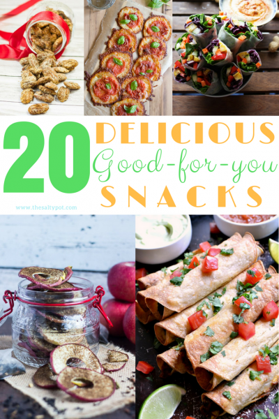 twenty amazing healthy snacks that will help you keep on track and they taste delicious!!