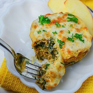 Sausage and Spinach Breakfast Muffins