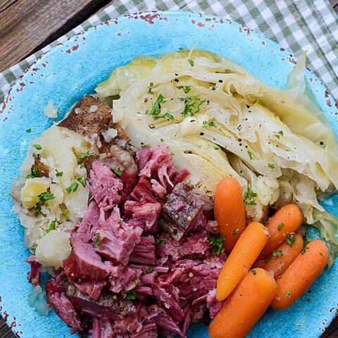 Instant Pot Shredded Corned Beef and Cabbage