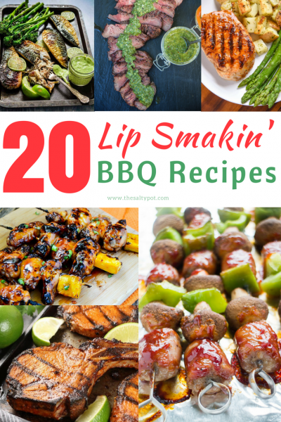Twenty (20) ideas for super delicious and awesome BBQ and grilling ideas for summer parties, cookouts or any time of year!