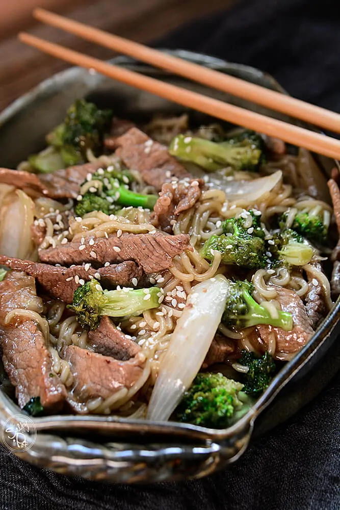 Easy Skillet Broccoli Ramen | Pot