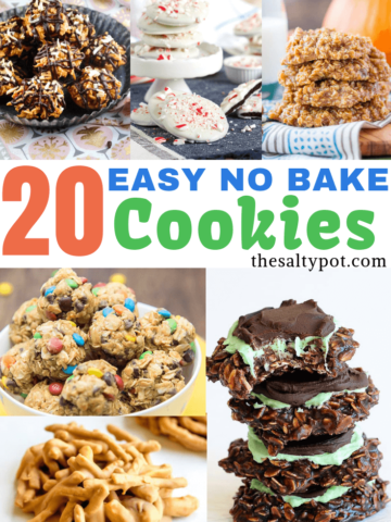 Super easy no bake cookies! Save yourself time but don't sacrifice flavor with these no bake cookie ideas!