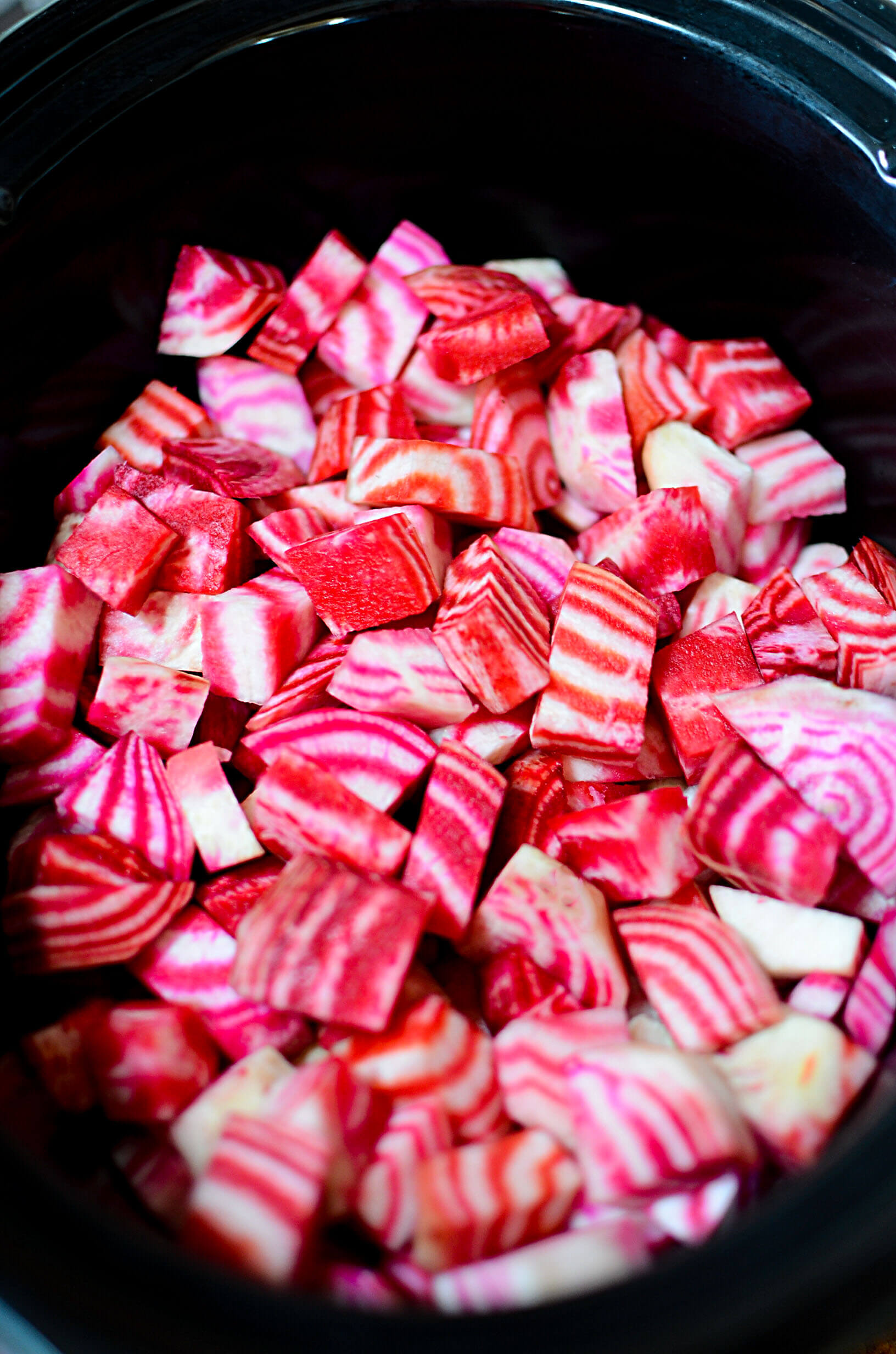 Crock Pot Cranberry and Candy Cane Beets The Salty Pot