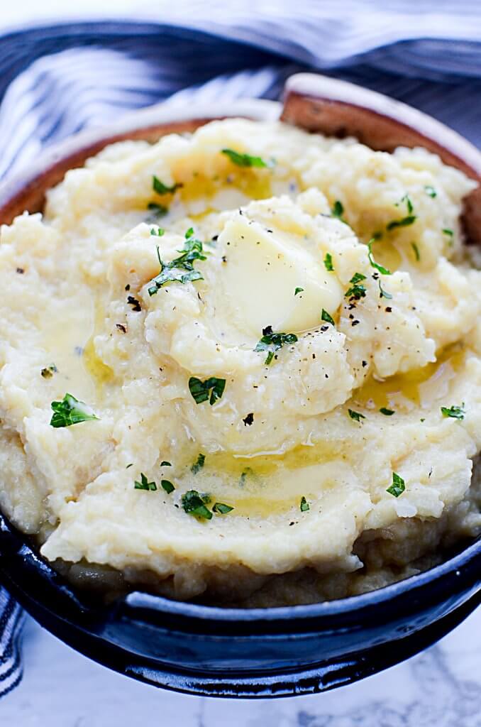 How to make cauliflower mashed potatoes SUPER delicious with a secret ingredient that will make them taste even MORE like incredibly real mashed potatoes!!!