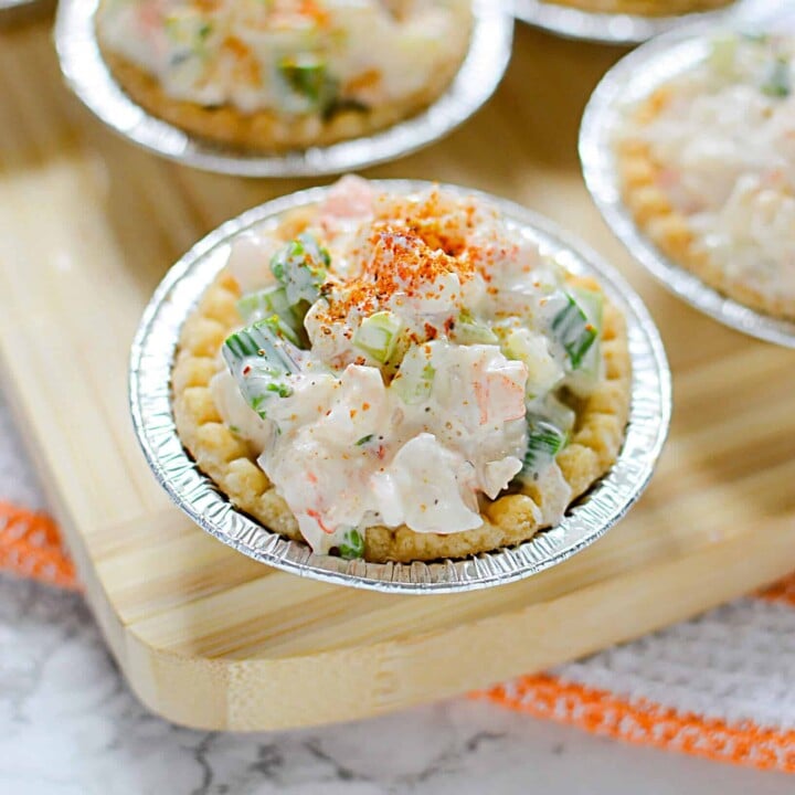 ASPARAGUS AND SHRIMP TARTS