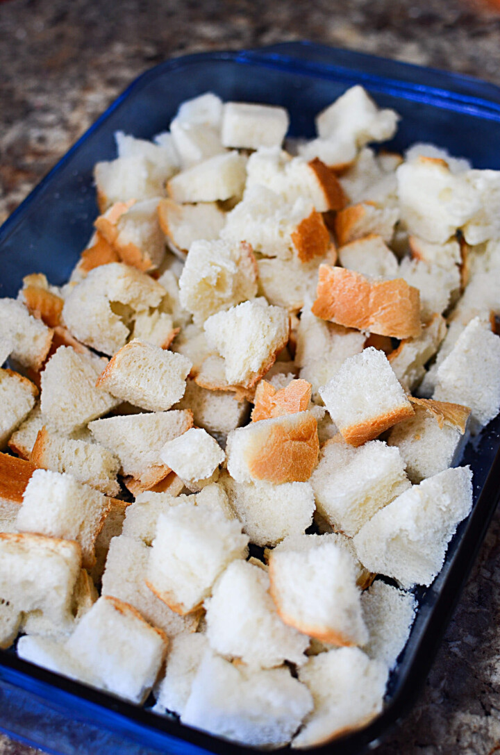 Overnight Eggnog Bread Pudding with Cranberries The Salty Pot