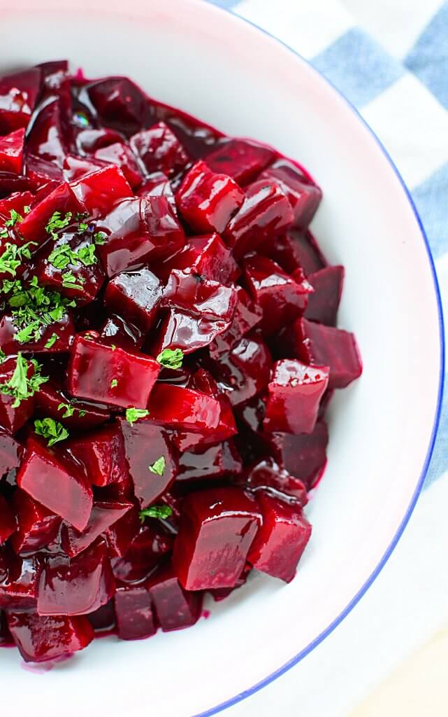 Sweet and sour beets