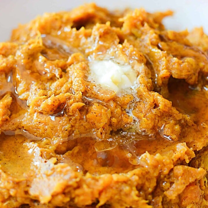 Instant Pot Sweet Potato Mash with Maple & Butter