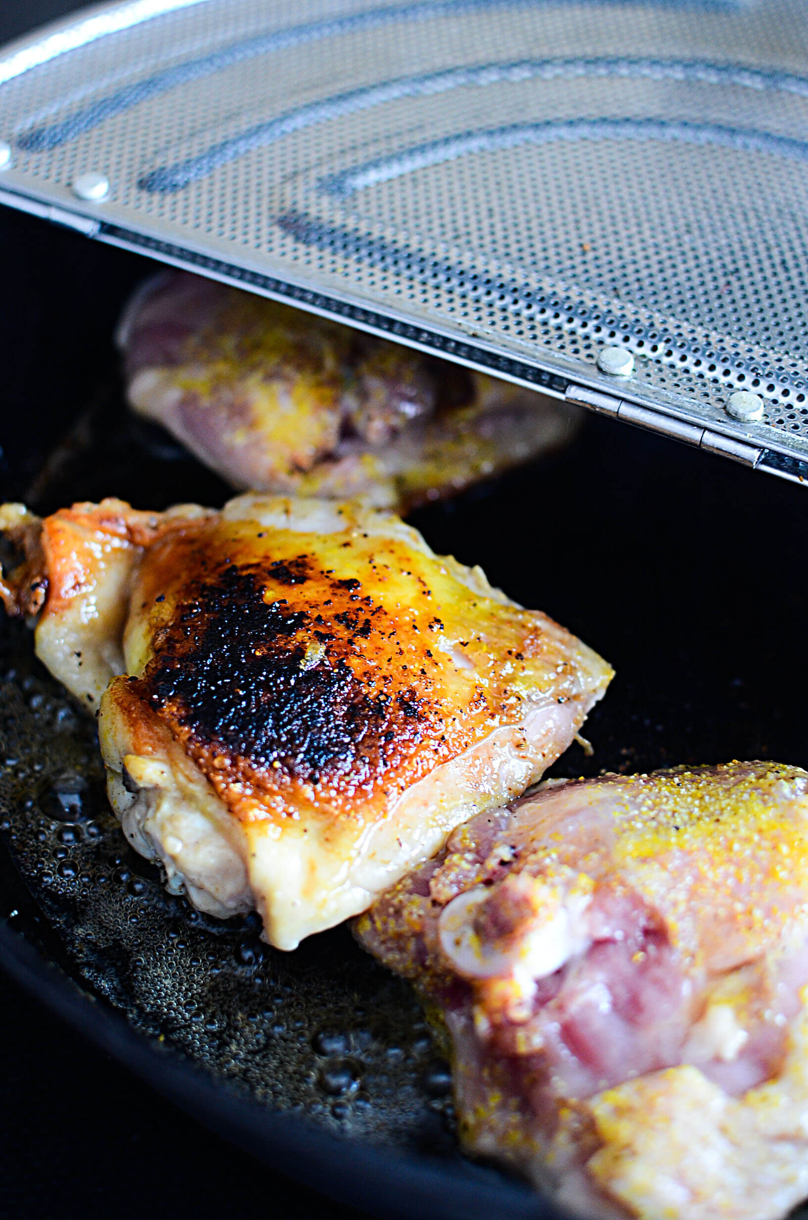 Crispy Chicken Thighs with Lemon Butter Sauce The Salty Pot