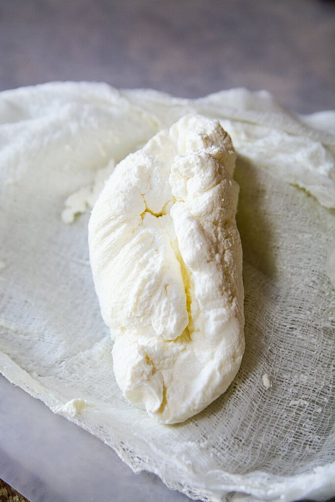 The cheese before seasoning.