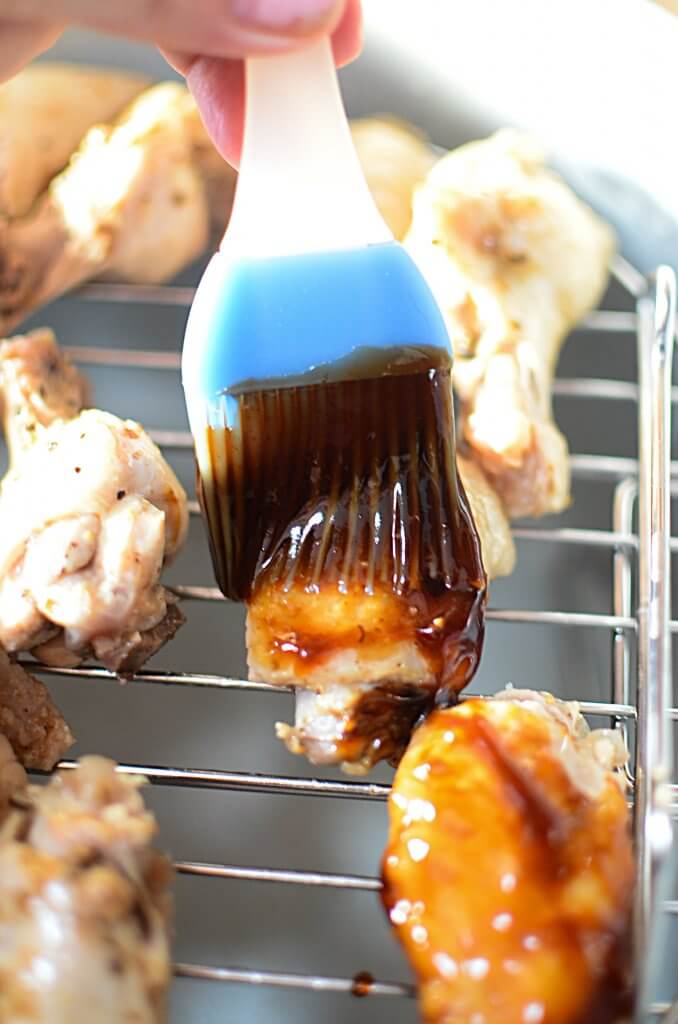 These Ninja Foodi Teriyaki Chicken Wings have slightly sweet, slightly salty flavors with a hint of ginger that makes up teriyaki sauce! - The Salty Pot