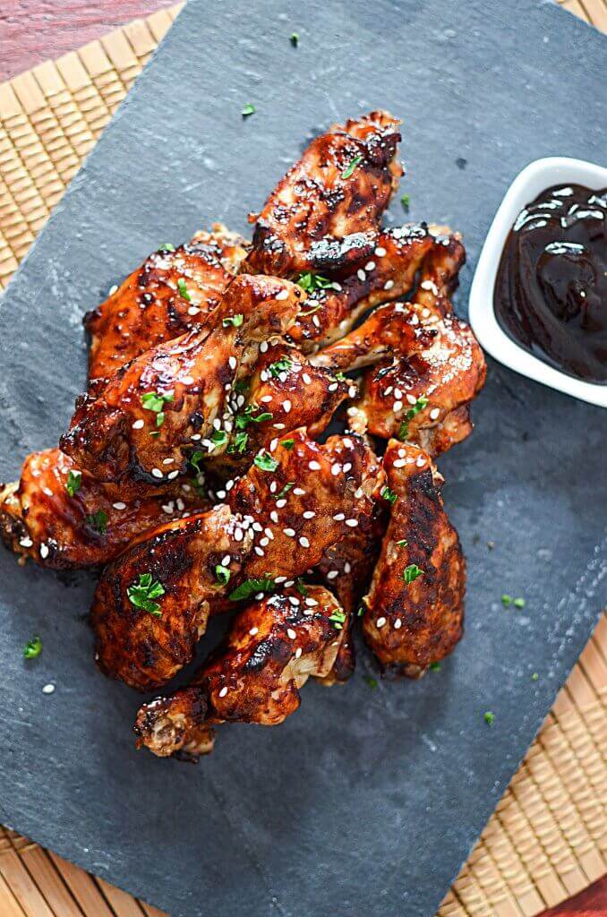 Ninja Foodi teriyaki chicken wings