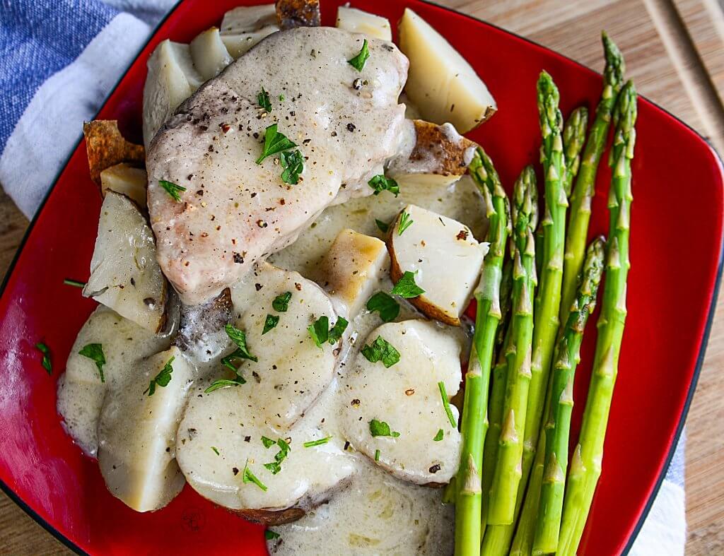 Foodi Buttery Ranch Pork Chops The Salty Pot