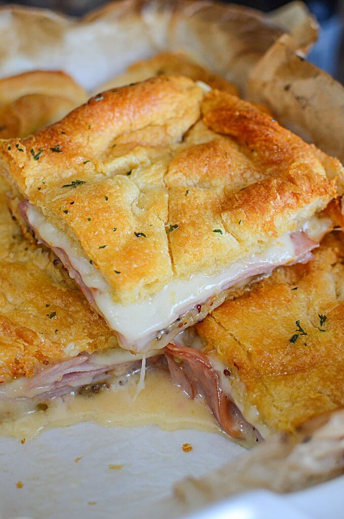 Hot Ham and Cheese Sandwiches