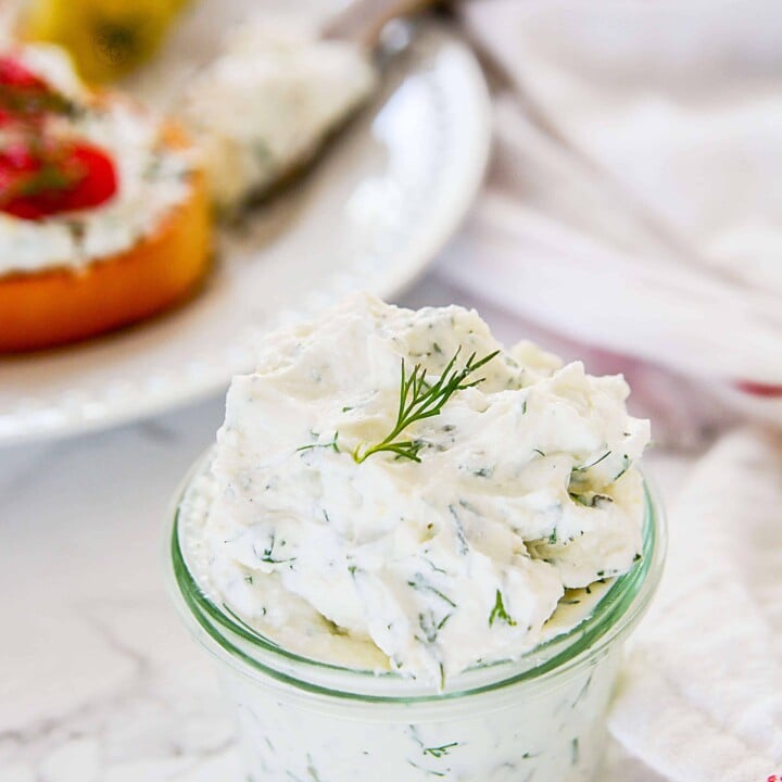 Lemon Dill Yogurt Cheese 