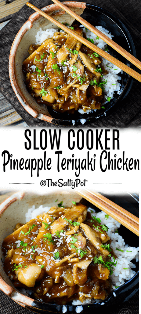 Slow Cooker Pineapple Teriyaki Chicken The Salty Pot