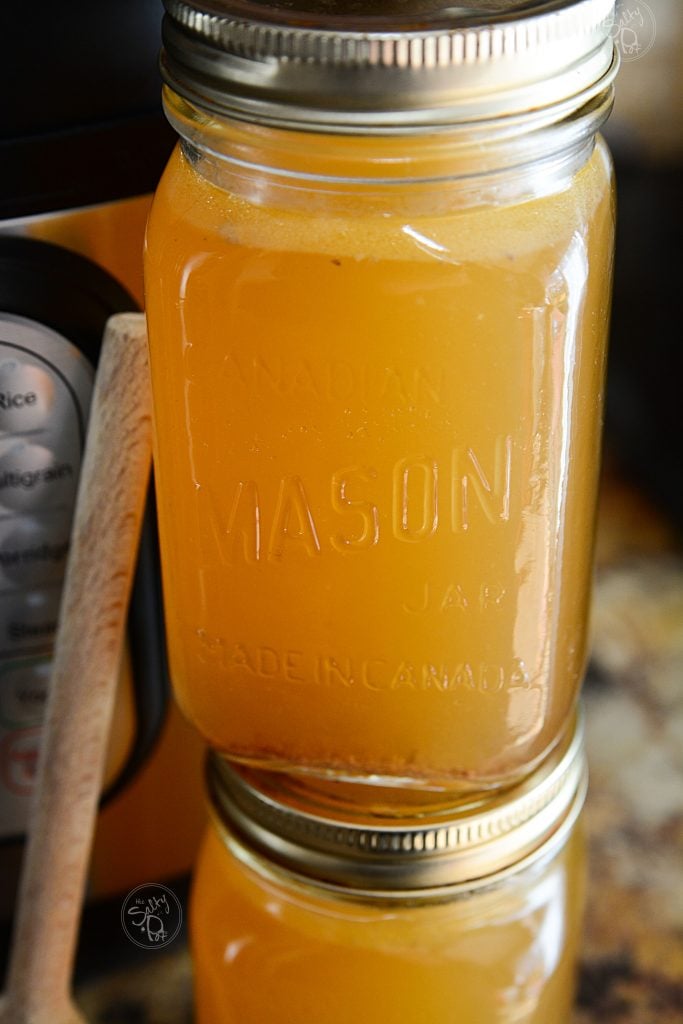 Canning chicken broth made in the Instant pot 