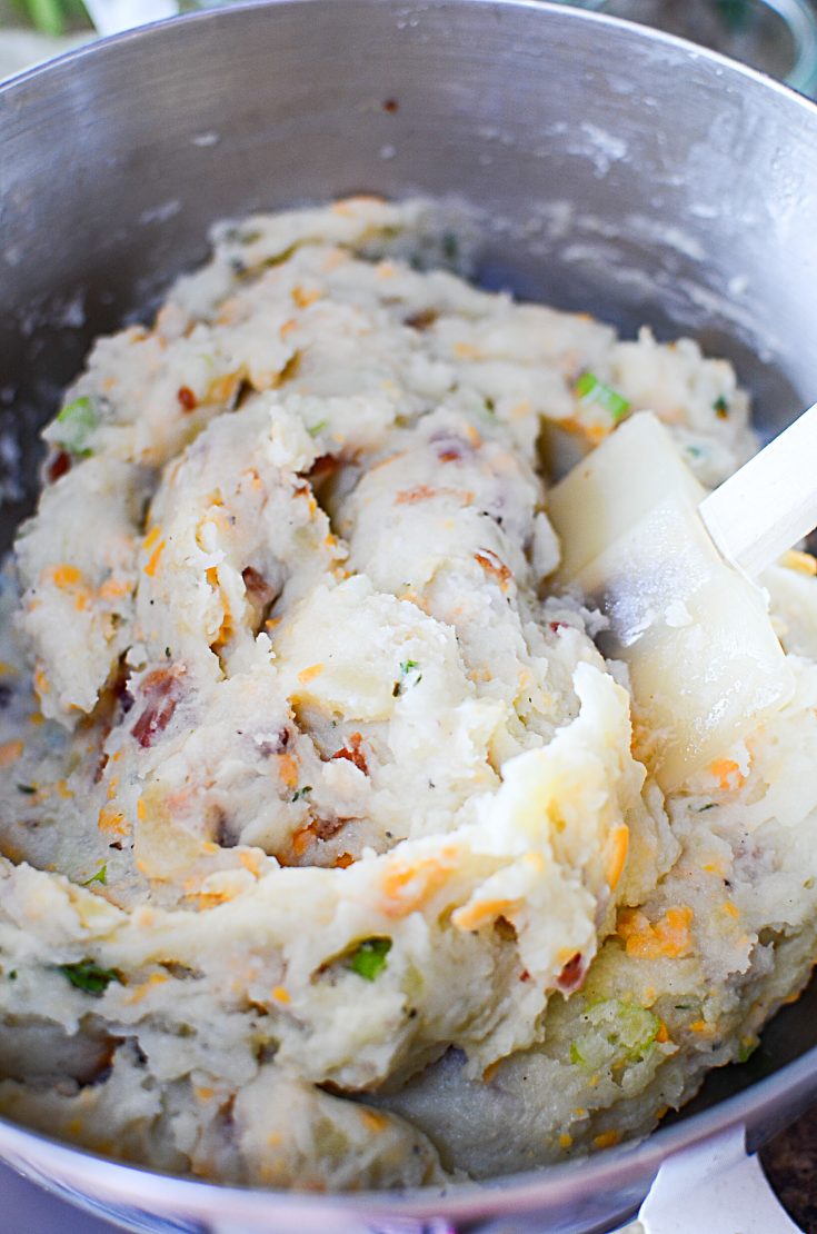 Loaded Instant Potatoes Yummy Instant Pot Loaded Mashed Potatoes