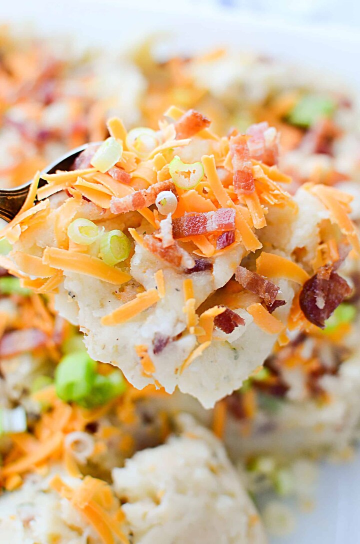 Loaded Instant Potatoes Yummy Instant Pot Loaded Mashed Potatoes