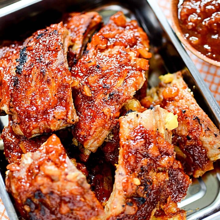 Pineapple BBQ Instant Pot Spare Ribs 