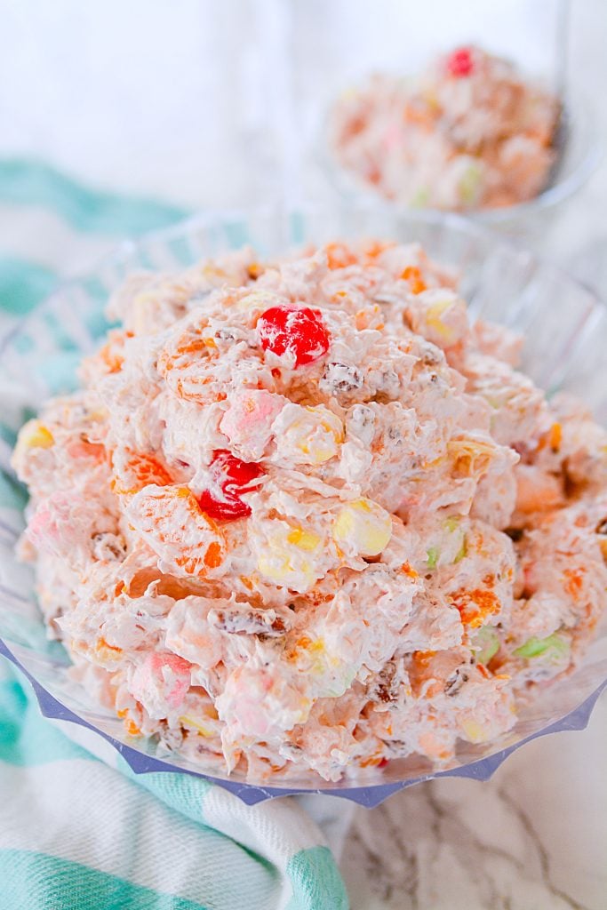 Deliciously Yummy & Classic Ambrosia Salad | The Salty Pot