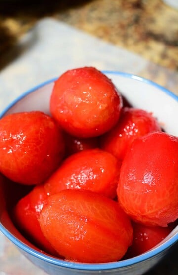 How To Peel Tomatoes | The Salty Pot