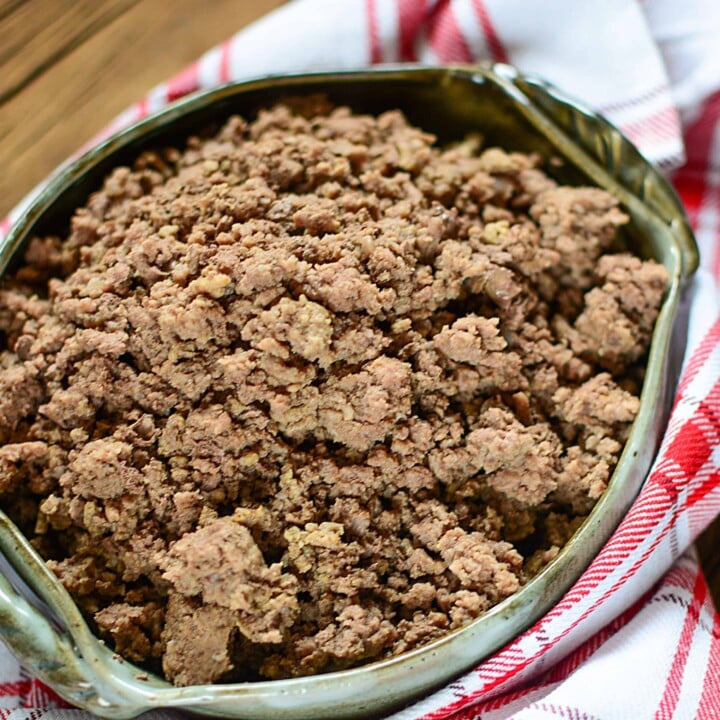 Can you put frozen ground beef in instant online pot