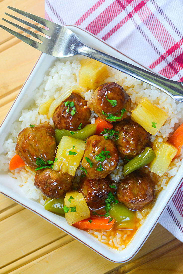 Instant Pot Sweet and Sour Pineapple Meatballs The Salty Pot