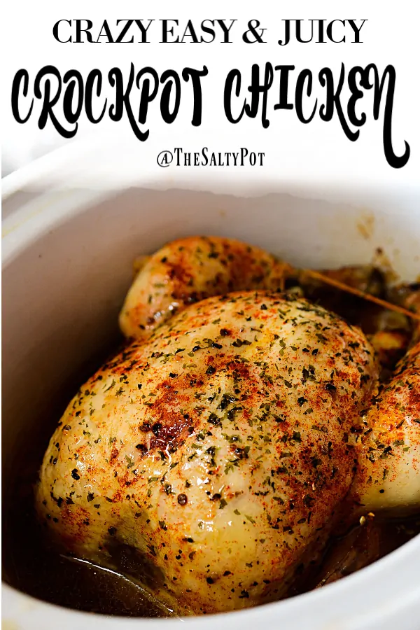 Crock Pot Whole Chicken (Easy & Juicy!) - Wholesome Yum