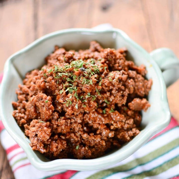 When browning meat, use a potato masher to break the meat up : r