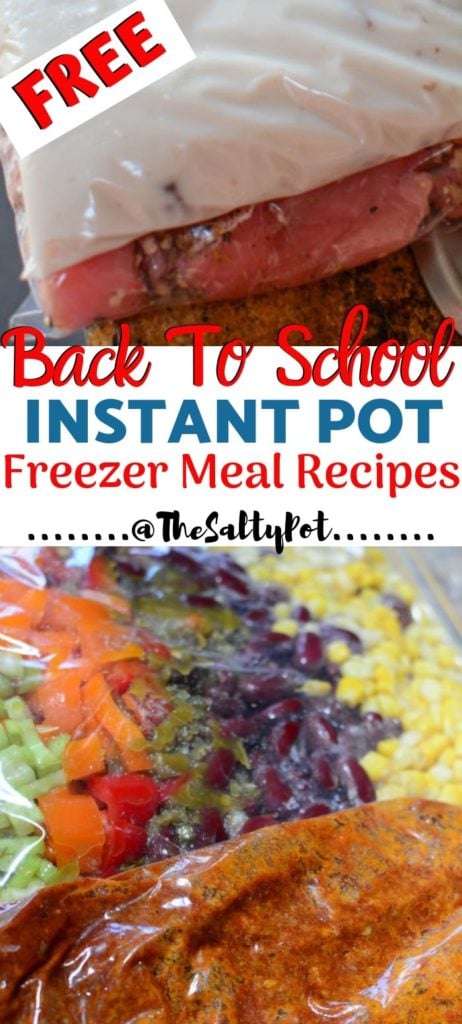 Instant Pot Freezer Meals - Pin Image