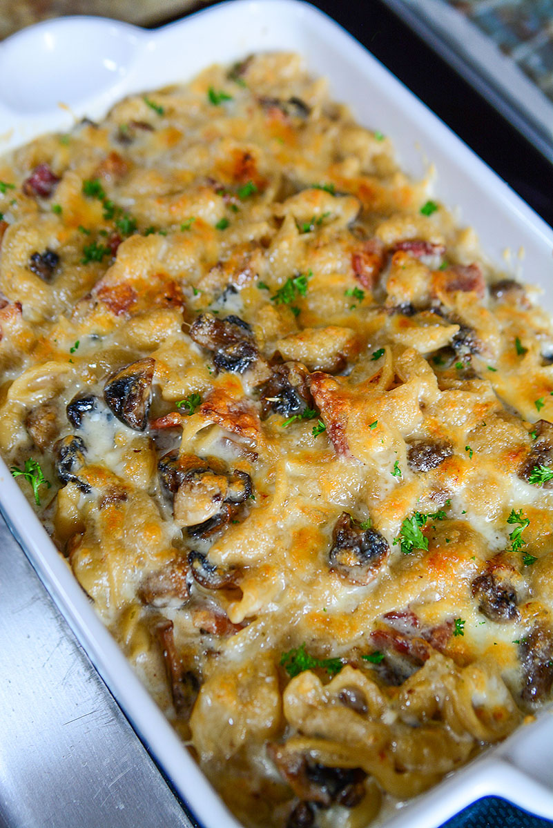 Instant Pot Mushroom Bacon Casserole The Salty Pot