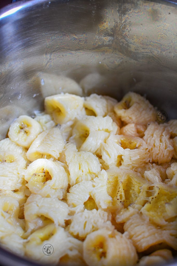 cooked bananas in the instant pot