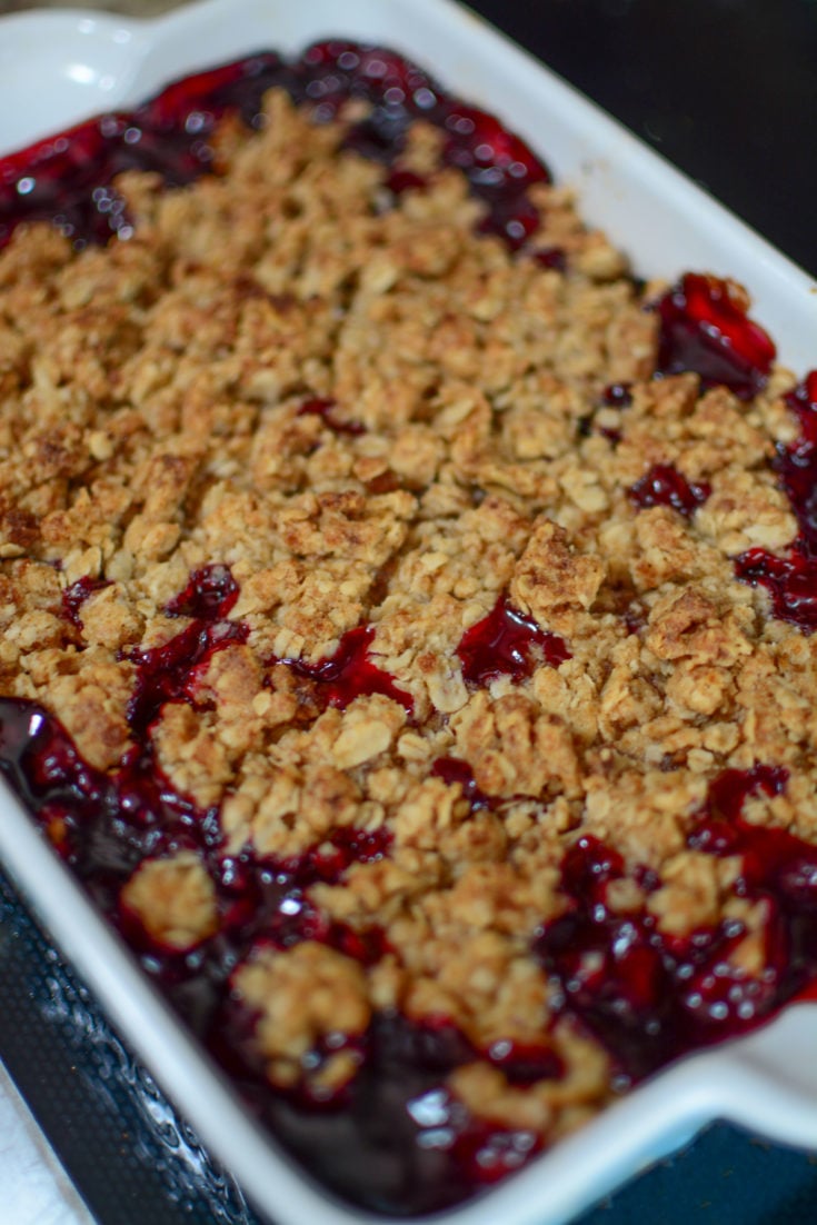 Summertime Sour Cherry Crisp The Salty Pot